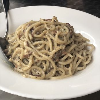 Carmelina's - Carbonara - very peppery - Italian Near Me - Boston, Massachusetts Carmelina's - Carbonara - very peppery - Italian Near Me - Boston, Massachusetts