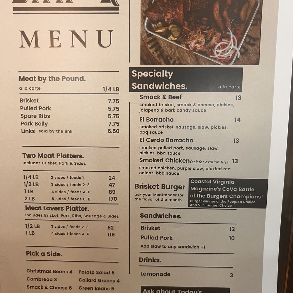 Bar-Q - Menu - Southern Near Me - Norfolk, Virginia Bar-Q - Menu - Southern Near Me - Norfolk, Virginia