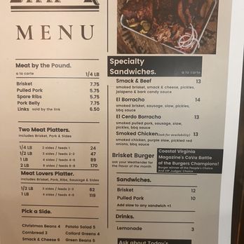 Bar-Q - Menu - Southern Near Me - Norfolk, Virginia Bar-Q - Menu - Southern Near Me - Norfolk, Virginia