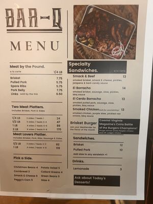 Menu photo 6 Bar-Q Norfolk, VA Menu photo 6 Bar-Q Norfolk, VA