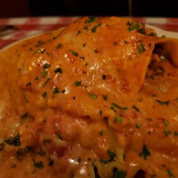 Miceli's - Their famous pink lasagna - Italian Near Me - Los Angeles, California