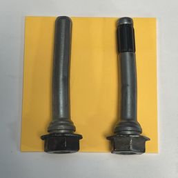 Bent caliper sliding pins that are discontinued by VW. Eurowurx had them!