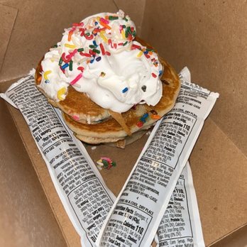 Hash Kitchen - Cute birthday pancakes - Bars Near Me - Fort Worth, Texas