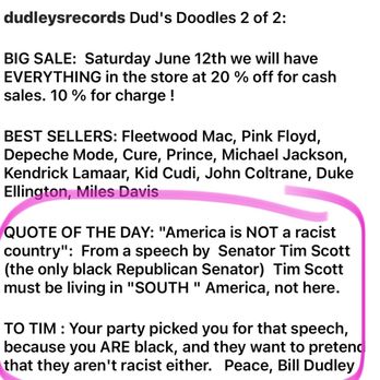 Dudley's Records - Racial rhetoric - Vinyl Records Near Me - Torrance, California