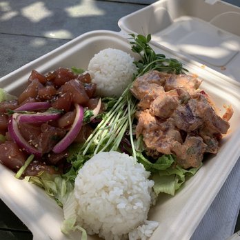Like Poke - Delicious poke bowl combo with shoyu ginger ahi poke and spicy ahi tuna poke - Food Trucks Near Me - Kahului, Hawaii Like Poke - Delicious poke bowl combo with shoyu ginger ahi poke and spicy ahi tuna poke - Food Trucks Near Me - Kahului, Hawaii