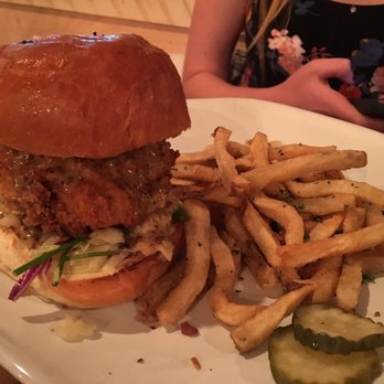 Marinade On Main - Rosemary fried chicken sandwich - American Near Me - Ramona, California Marinade On Main - Rosemary fried chicken sandwich - American Near Me - Ramona, California