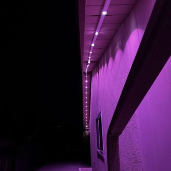 Light N Up - Track install up elevation of house - Lighting Fixtures & Equipment Near Me