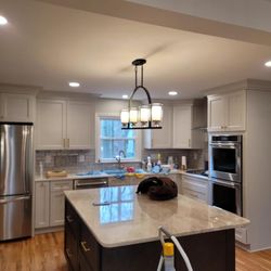 Big Frog Electric - A beautiful kitchen renovation that we assisted in.