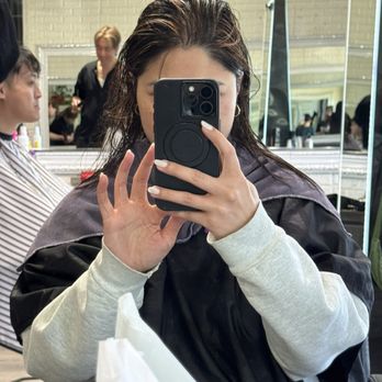 Sandy Chan - First try, orange-y highlights. - Hair Stylists Near Me - Arcadia, California