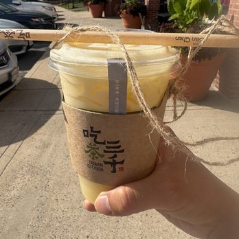 CHICHA San Chen - Orange Lemon Pouchong Tea. Very sugary - Tea Rooms Near Me - Fairfax, Virginia