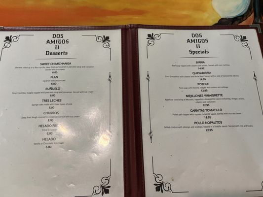 Menu photo 1 Dos Amigos II Wallkill, NY Menu photo 1 Dos Amigos II Wallkill, NY