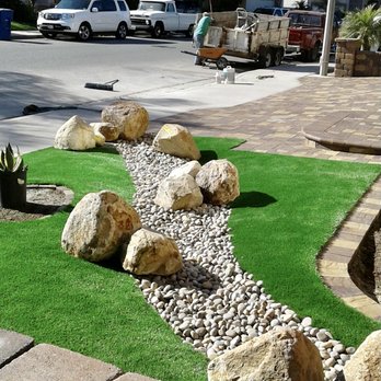Helix Dreamscapes - Dry River Bed - Artificial Turf Near Me - Spring Valley, California Helix Dreamscapes - Dry River Bed - Artificial Turf Near Me - Spring Valley, California