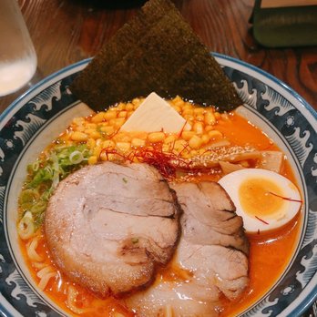 Hinodeya Ramen Bar - Spicy Miso Butter Corn Ramen - Ramen Near Me - Campbell, California