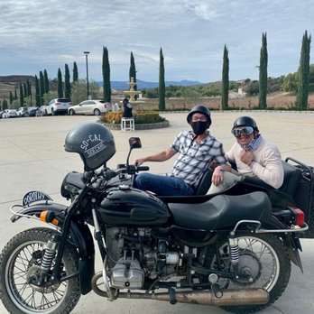 Sidecar Tours - About to start our wine tour adventure! - Wine Tours Near Me - Temecula, California