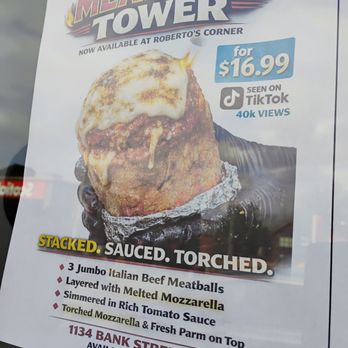 Roberto's Corner - Their famous meatball tower. - Delis Near Me - Ottawa, Ontario Roberto's Corner - Their famous meatball tower. - Delis Near Me - Ottawa, Ontario
