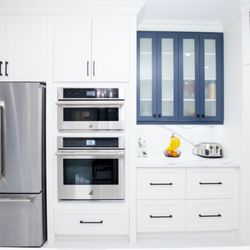 Altima Kitchens and Closets - Built-in Appliances and Coffee Counter as part of kitchen