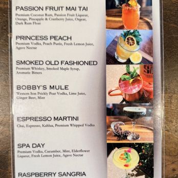 Bobby Q - Biltmore - Cocktail menu - Barbeque Near Me - Phoenix, Arizona