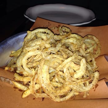 Rosebud Bar & Kitchen - Half onion rings, half french fries - New American Near Me - Somerville, Massachusetts Rosebud Bar & Kitchen - Half onion rings, half french fries - New American Near Me - Somerville, Massachusetts
