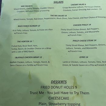 The Back Porch - Menu - Seafood Near Me - Brandon, Mississippi The Back Porch - Menu - Seafood Near Me - Brandon, Mississippi