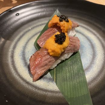Janken - Smoked Wagyu Nigiri $39 - Japanese Near Me - Portland, Oregon