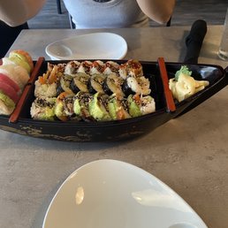 Rainbow Roll Caterpillar Roll Shrimp Tempura Roll Spicy Salmon Roll