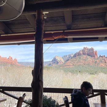 Hideaway House - Views from our table - Pizza Near Me - Sedona, Arizona Hideaway House - Views from our table - Pizza Near Me - Sedona, Arizona