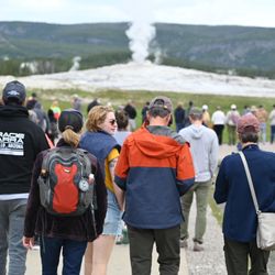 Travel Actualized - family vacation to Old Faithful in Yellowstone