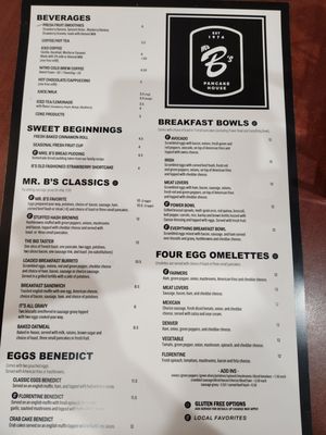 Menu photo 3 Mr. B's Pancake House Muskegon, MI