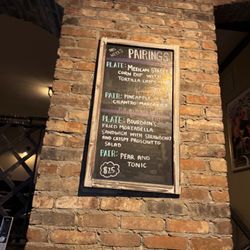 Bitter End - Weekly pairing menu