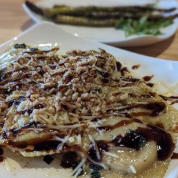 Butternut squash and walnut ravioli