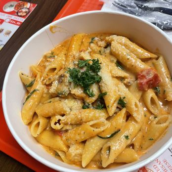 Pastaphony Fullerton - BYO pasta - penne pasta with pink sauce - Italian Near Me - Fullerton, California Pastaphony Fullerton - BYO pasta - penne pasta with pink sauce - Italian Near Me - Fullerton, California