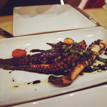 Pylos - classic grilled, marinated octopus with a balsamic reduction sauce and capers | $16 - Greek Near Me - New York, New York Pylos - classic grilled, marinated octopus with a balsamic reduction sauce and capers | $16 - Greek Near Me - New York, New York