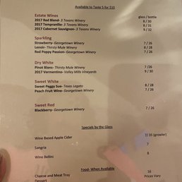 Drink Menu Drink Menu