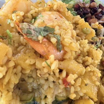 La Parrilla - Pineapple rice with shrimp - Latin American Near Me - Luquillo, Puerto Rico
