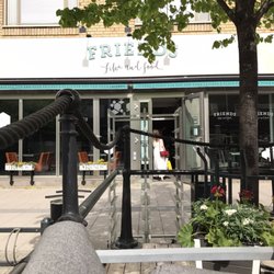 Friends Fika and Food - My view from the outdoor area towards the inner area