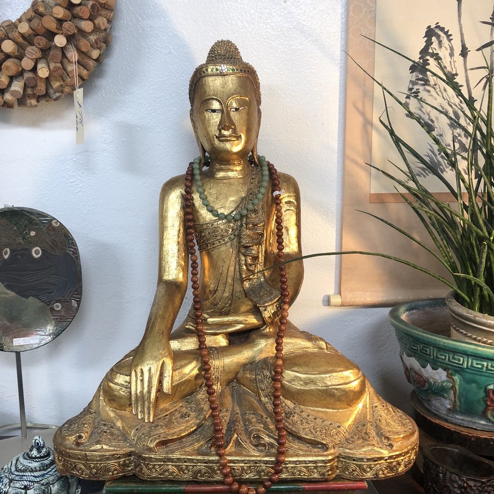 Tip Top Vintage - Ahh the Buddha! Resplendent in Gold. - Antiques Near Me - Portland, Oregon Tip Top Vintage - Ahh the Buddha! Resplendent in Gold. - Antiques Near Me - Portland, Oregon