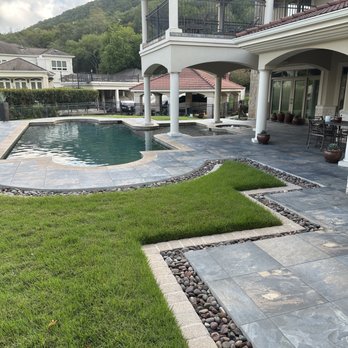 Zafire Pools - Enormous project completed by Juan with finesse replacing 2200 sq. ft of old tile. Extremely pleased and I highly recommend Zafire Pools. - Pool & Hot Tub Service Near Me