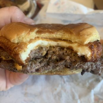 El Sazon R D - Classic Smash Burger Double with fried cheese - Dominican Near Me - New York, New York
