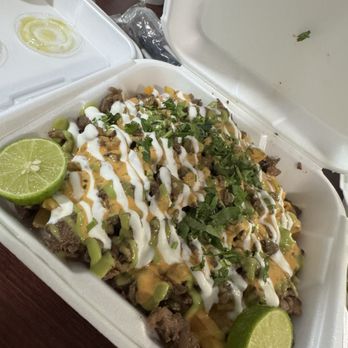 Tacos El Muchacho Alegre - Carne asada fríes - Mexican Near Me - Albuquerque, New Mexico
