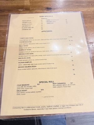 Menu photo 4 Noma Sushi San Mateo, CA