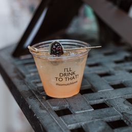 Beautiful signature cocktail that The Toasty Tap came up with!!