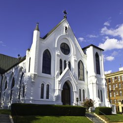 Palestine Visitor Center - Sacred Heart Catholic Church Palestine Texas Photo By Stuart Whitaker