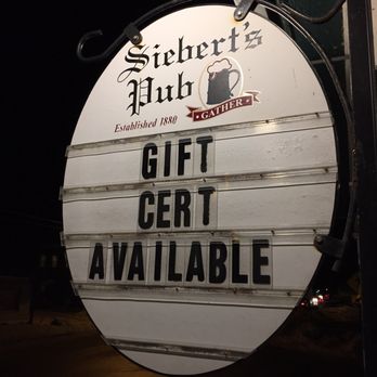 Sieberts Pub - Gift the gift of great food! - New American Near Me - Salem, Wisconsin Sieberts Pub - Gift the gift of great food! - New American Near Me - Salem, Wisconsin