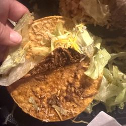 Rico's Tacos Family Restaurant - Very tiny amount of beef in the tacos!