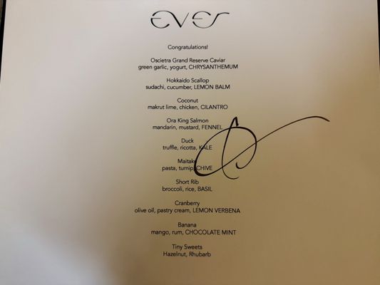 Menu photo 1 EVER Chicago, IL Menu photo 1 EVER Chicago, IL
