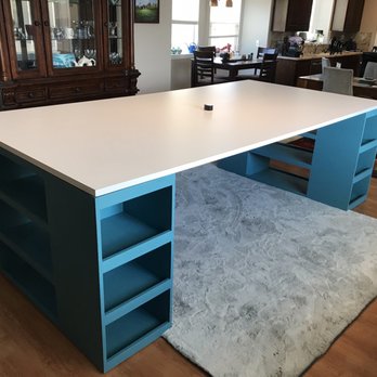 McGinnis Custom Plastics Shop - Table from the other side if the shelf. - Cabinetry Near Me - Ontario, California McGinnis Custom Plastics Shop - Table from the other side if the shelf. - Cabinetry Near Me - Ontario, California