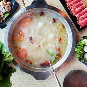 TOP POT - Everything we ordered. - Hot Pot Near Me - Pleasanton, California