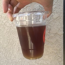 16oz americano, tasted and looked very watered down. 16oz americano, tasted and looked very watered down.