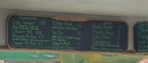 Menu photo 6 Fisherman's Cove Bodega Bay, CA Menu photo 6 Fisherman's Cove Bodega Bay, CA