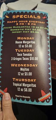 Menu photo 5 Rookies Cantina Longwood, FL